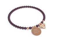 Bracciale 10 Buoni Propositi Donna in Acciaio B5103RO/BU - B5103RO/BU